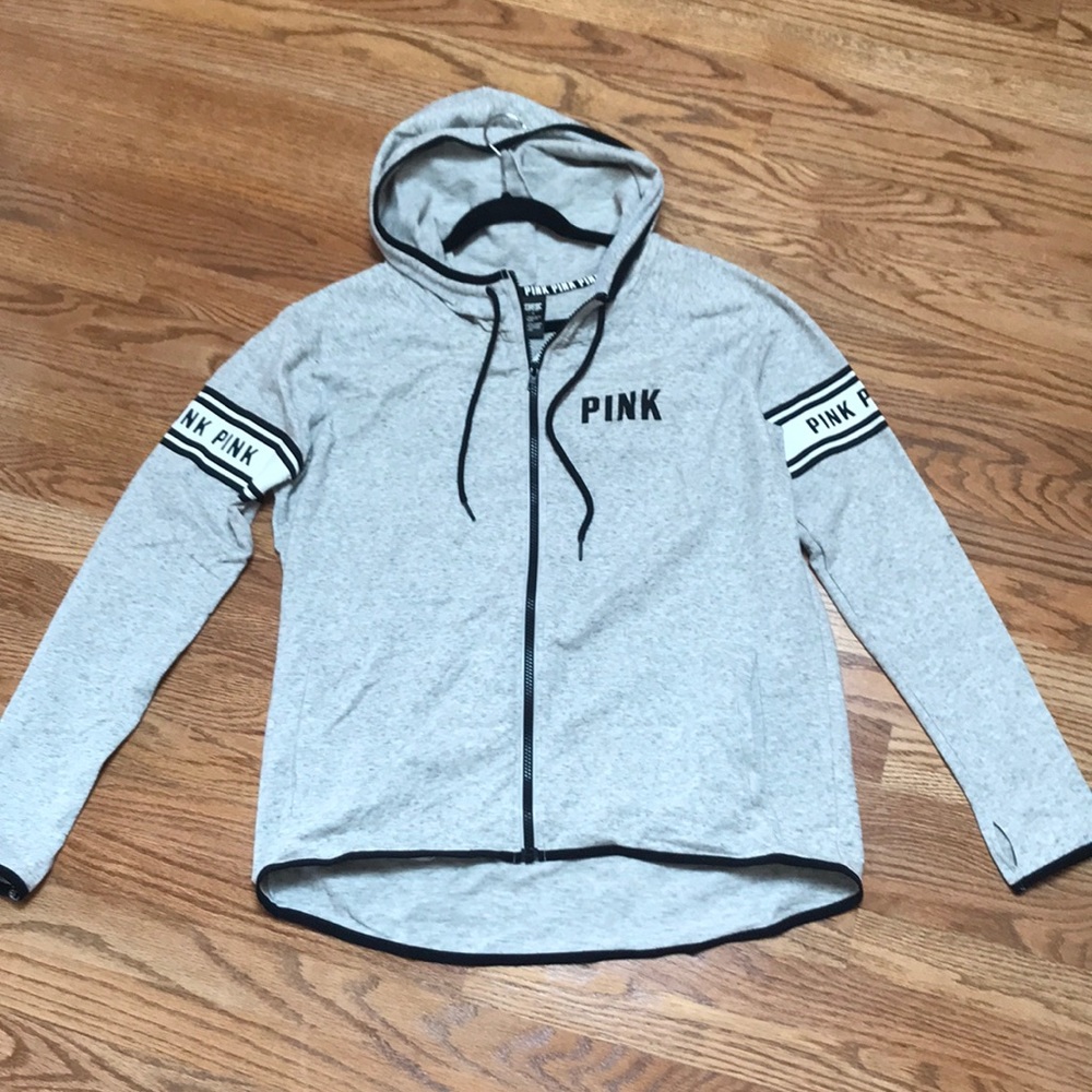 VS Pink full zip hoodie size L